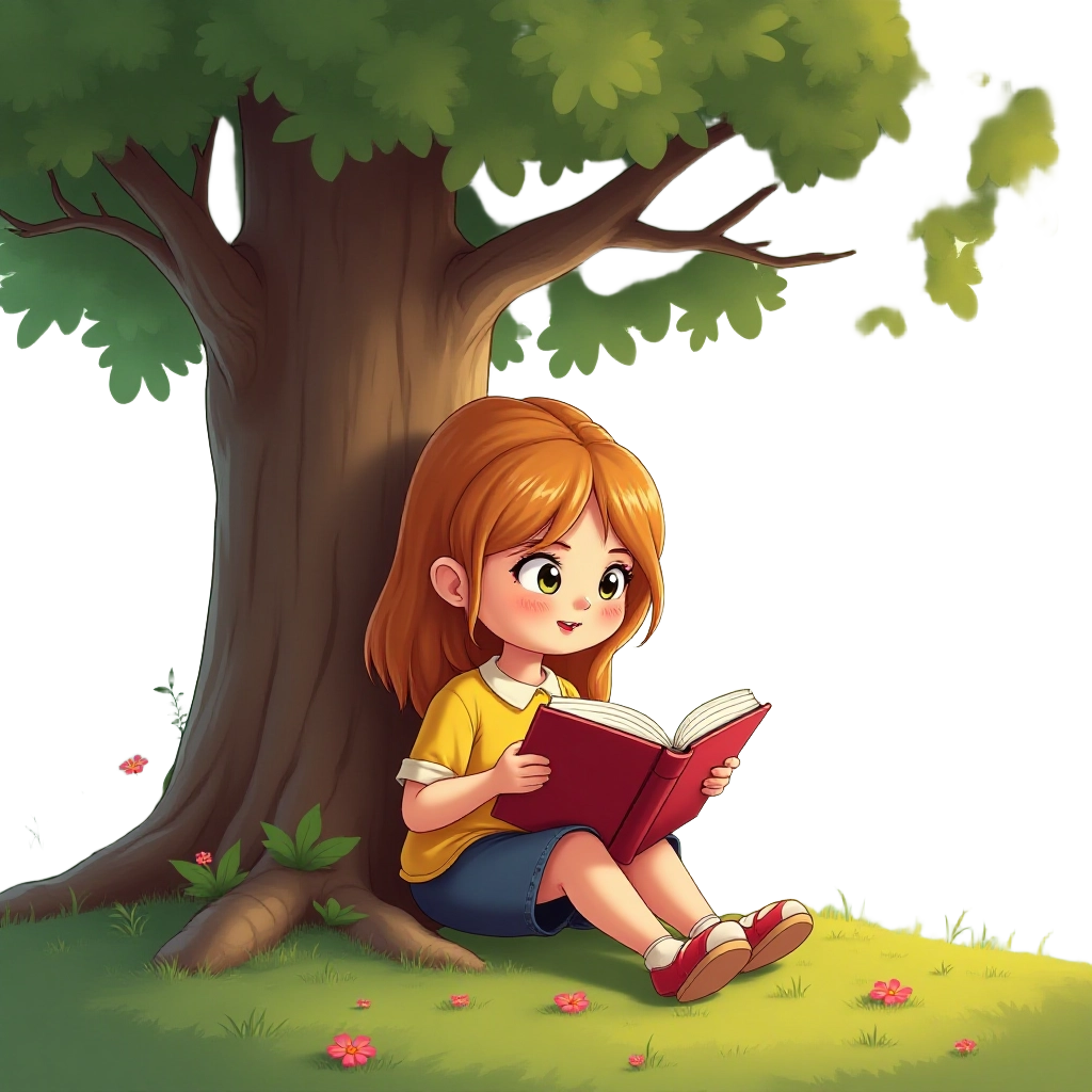 Reading Under the Tree